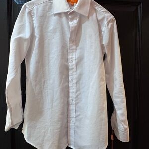 Classic White Boys Slim Fit Tallia Dress Shirt sz 14 NWT